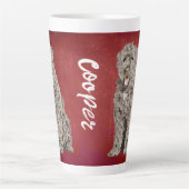 ブーヴィエデフランドレグランジス カフェラテマグ (正面)