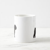 ブーヴィエデフランドレスドッグ解剖学2 コーヒーマグカップ (中央)