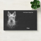 ブーヴィエデフランドレス抽象芸術アートドッグ名 ポストイット (オフィス)