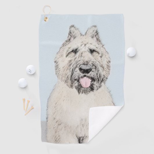 ブーヴィエデフランドレ絵画ス – オリジナルドッグアート ゴルフタオル (インサイチュ)