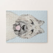 ブーヴィエデフランドレ絵画ス – オリジナルドッグアート ジグソーパズル (横)