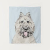 ブーヴィエデフランドレ絵画ス – オリジナルドッグアート タペストリー (正面)