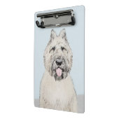 ブーヴィエデフランドレ絵画ス – オリジナルドッグアート ミニクリップボード (アングル2)