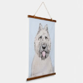 ブーヴィエデフランドレ絵画ス – オリジナルドッグアート 吊り下げ型タペストリー (傾斜あり)