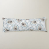 ブーヴィエ・デ・フランドレ絵を描スのファウンブリンドルドッグアート ボディピロー (裏面)