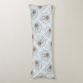 ブーヴィエ・デ・フランドレ絵を描スのファウンブリンドルドッグアート ボディピロー (正面縦)