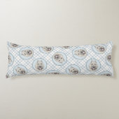 ブーヴィエ・デ・フランドレ絵を描スのファウンブリンドルドッグアート ボディピロー (正面)