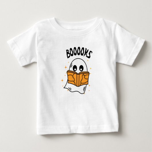 ブーークシャツ |ベビー幽霊Tシャツ ベビーTシャツ (正面)