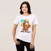 ブーーー 私は怖い トライブレンドTシャツ (正面全面)