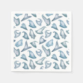 ブー不気味ウィッチ帽子ハロウィーン スタンダードカクテルナプキン (正面)