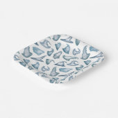 ブー不気味ウィッチ帽子ハロウィーン ペーパープレート (傾斜あり)