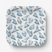 ブー不気味ウィッチ帽子ハロウィーン ペーパープレート (正面)