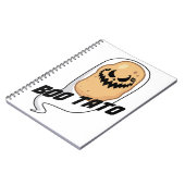 ブー不気味タゴ食品ハロウィーン ノートブック (左側)