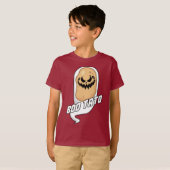 ブー不気味タポテト食品ハロウィーンTシャツ Tシャツ (正面フル)