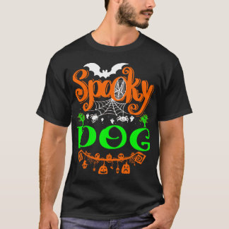 ブー不気味ハロウィーン動物犬のプレゼント Tシャツ