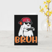 ブー不気味ブハロウィーン衣装ゲーマーゲーミングメンズ カード (黄色い花)