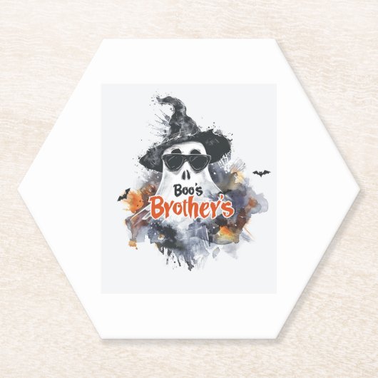 ブー兄弟 ペーパーコースター (正面)