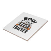 ブー先生 ハロウィン ヴィンテージ 教師 デザイン タイル (側面)