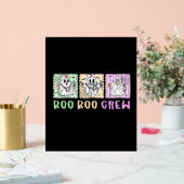 ブー名門私立校風のクーナースハロウィーン仮装の女性男性 アクリルサイン (ウェディング)