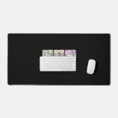 ブー名門私立校風のクーナースハロウィーン仮装の女性男性 デスクマット (キーボード&マウス)