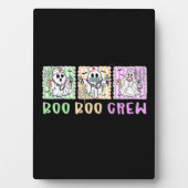 ブー名門私立校風のクーナースハロウィーン仮装の女性男性 フォトプラーク (正面)