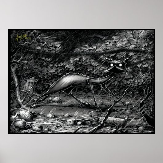 ブー子猫が稲妻ストームポスターに登場 ポスター (正面)