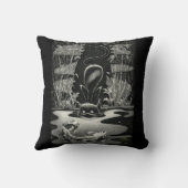 ブー子猫ゴーズ魚釣り装飾用クッション クッション (裏面)