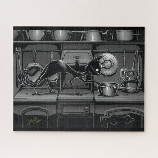 ブー子猫シーズ何料理ジグソーパズル ジグソーパズル (横)