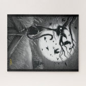 ブー子猫感じアン不吉な風ジグソーパズル ジグソーパズル (横)