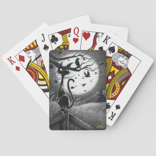 ブー子猫感じア・不吉な風トランプ トランプ (裏面)