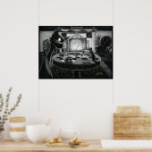 ブー子猫遊カードのポスター ポスター (キッチン)