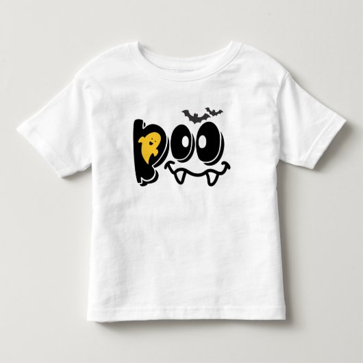 ブー幽霊かわいい トドラーTシャツ (正面)
