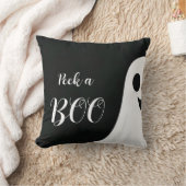ブー幽霊ハロウィーンを覗く クッション (ブランケット)