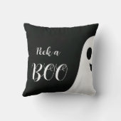 ブー幽霊ハロウィーンを覗く クッション (裏面)