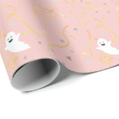 ブー幽霊パーティーナプキンズフォーガールバースデーパーティー ラッピングペーパー (ロールコーナー)