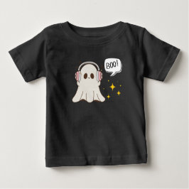 ブー幽霊ミュージカルハロウィーン ベビーTシャツ