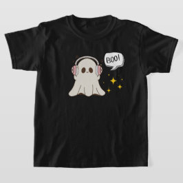 ブー幽霊ミュージカルハロウィーン Tシャツ