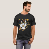 ブー幽霊獣医不気味獣医テクニシャン動物 Tシャツ (正面フル)