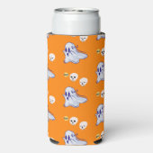 ブー幽霊UK 31アメリカ不気味スカル10月ハロウィーン スリム缶クーラー (Seltzer裏面)