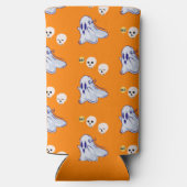 ブー幽霊UK 31アメリカ不気味スカル10月ハロウィーン スリム缶クーラー (裏面)