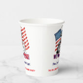 ブー愛国的なハロウィーンの衣装パーティー 紙コップ (右)