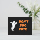 ブー投票するな!-ポストカード ポストカード (スタンド正面)