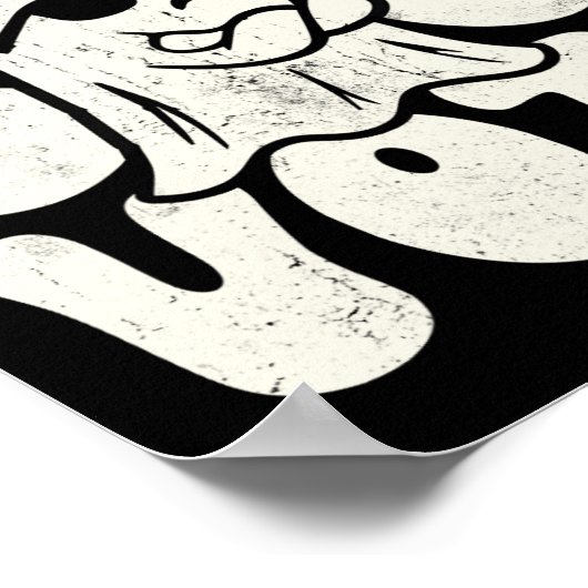 ブー投票ハロウィーンの衣装の少年メンズキッズ ポスター (角)