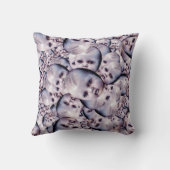 ブー暗い人形アートク幽霊のよく出るクッション クッション (裏面)