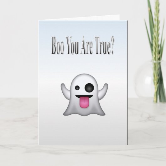 ブー本当なの? カード (正面)