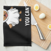 ブー犬や猫食べが可笑しいハロウィーン キッチンタオル (四つ折り)