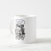 ブー笑わされるー コーヒーマグカップ (正面左)