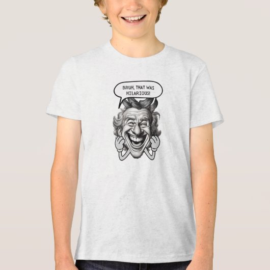 ブー笑わされるー トライブレンドTシャツ (正面)