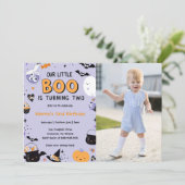 ブー第2誕生日我々の小さなブーは2回転している 招待状 (スタンド正面)