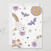 ブー第2誕生日我々の小さなブーは2回転している 招待状 (裏面)